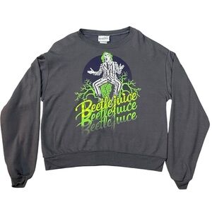 Beetlejuice Beetlejuice Beetlejuice Sweatshirt Licensed Merch Oversized Small
